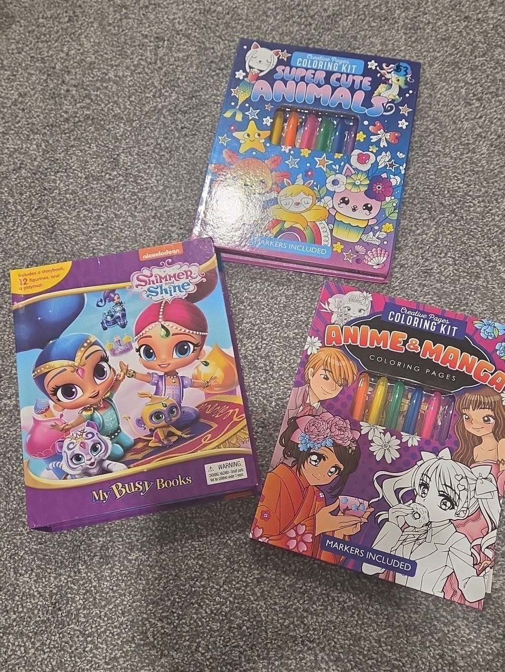 Nickelodeon Shimmer and Shine Coloring & Activity Bundle - Purple, Pink, Blue